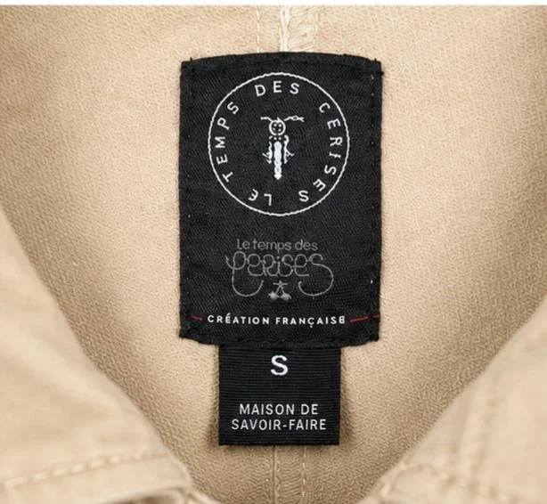 Veste Le Temps des Cerises bege masculina - Estilo workwear - Tamanho P – photo 3